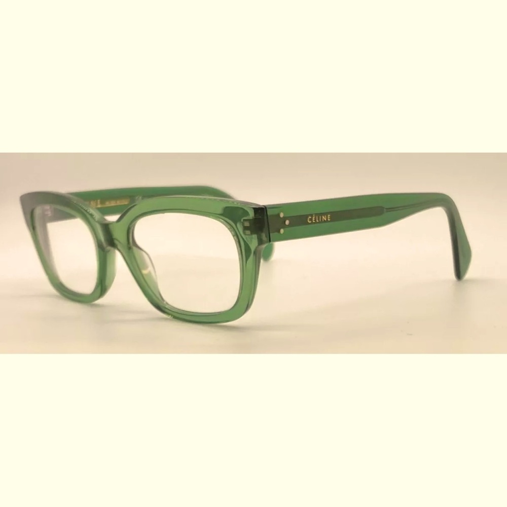 Celine CL41329 women's designer green eyeglass frames (50-16-140). Excellent!